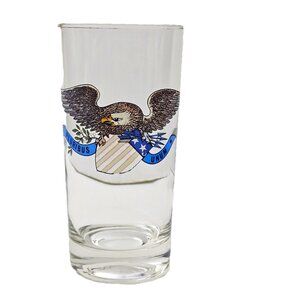 Vintage 1976 U.S. Bicentennial Highball Glass – West Virginia Glass – Patriotic